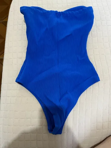 Body Azul Tomara que Caia - R$ 30