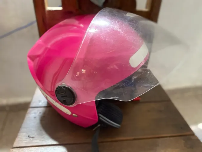 Capacete infantil feminino