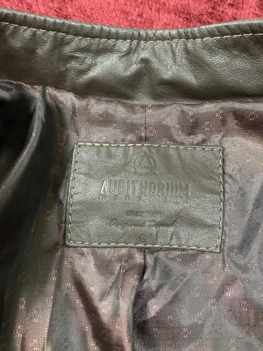 Jaqueta de Couro Marrom Masculina