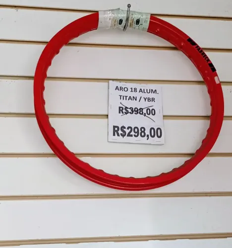Aros em alumínio para CG - YBR