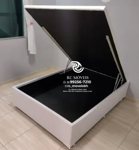 Cama Box Baú Inteiriço Casal 1.38 - Promoção