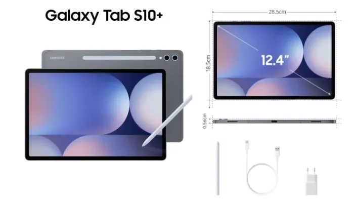 Tablet Galaxy tab s10 plus com caneta + Magic Capa Teclado