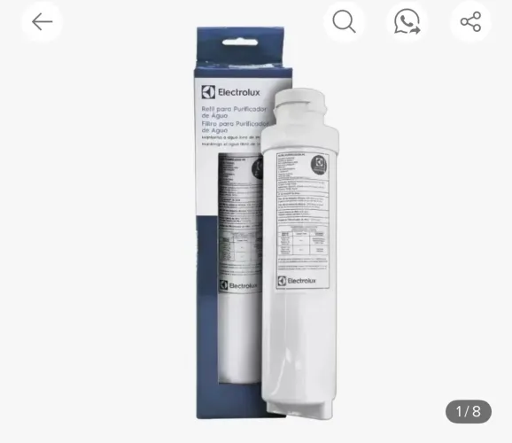 Refil Filtro Purificador de Água Eletrolux Pe10b/Pe10x