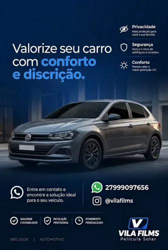 Película Solar Automotiva Bloqueio UV Proteção de Painel e Banco de Couro