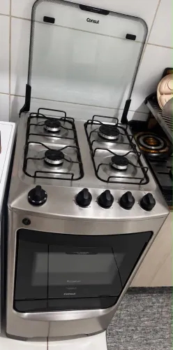 Fogão Inox Cônsul - 4 Bocas