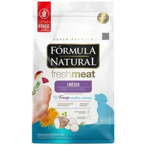 Fórmula Natural Fresh Meat Cães Filhotes Médio Porte 12Kg
