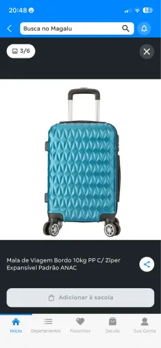 Vende-se Mala 10kg