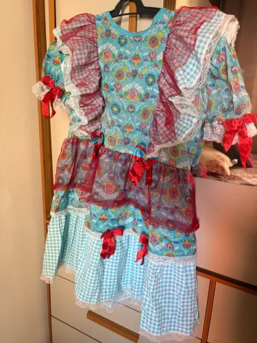 Vestido de quadrilha 16 anos