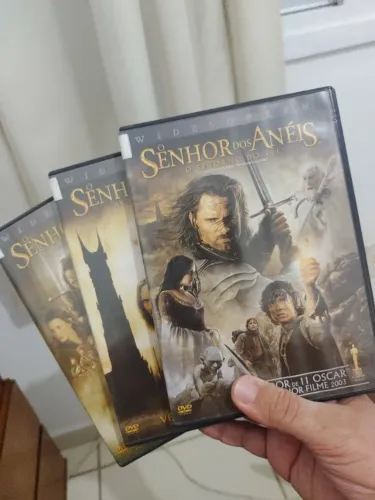 Trilogia o Senhor dos Anéis em DVD