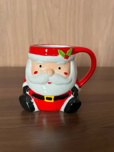 Caneca de cerâmica Papai Noel