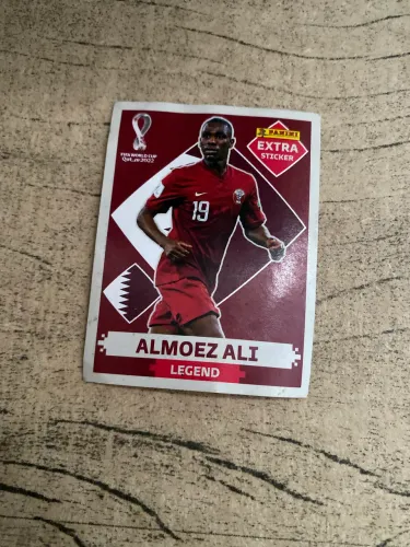 Figurinha extra sticker ALMOEZ ALI de 2022