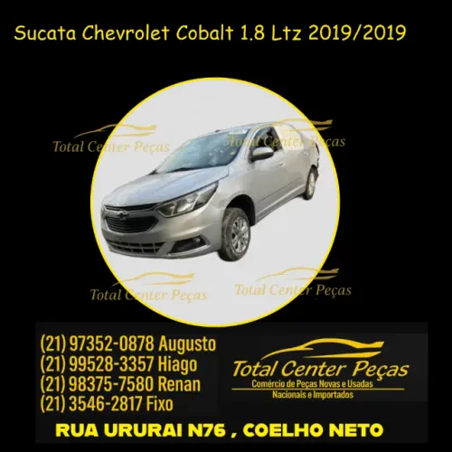 Peças Retiradas Chevrolet Cobalt 1.8 L