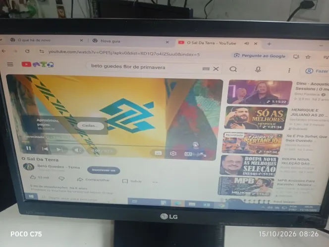 Monitor lg 20 polegada led