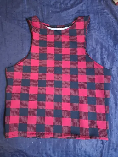 Blusinha xadrez 
