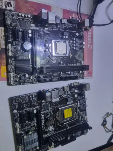 Lote com duas placa mae gigabyte 1151/1150 c defeito