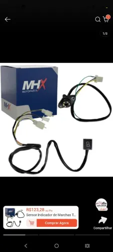 Contador de marcha para moto.