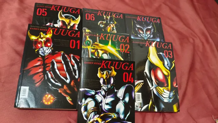 Mangá Kamen Rider Kuuga 01 ao 07