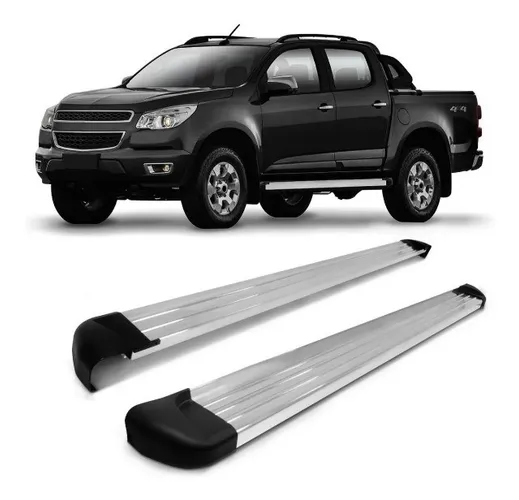 Estribo Chevrolet S10 Cabine Dupla Cek 2013 à 2020 Alumínio Anodizado