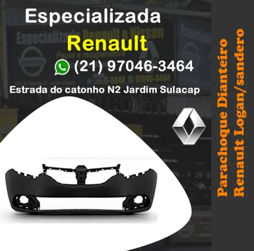 Para-choque Dianteiro Renault Logan/Sandero