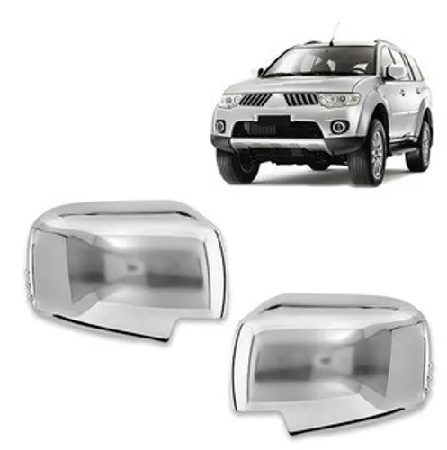 Par Apliques Retrovisores Cromados Pajero Dakar 2009 2010 2011 2012 2013 Contatos: