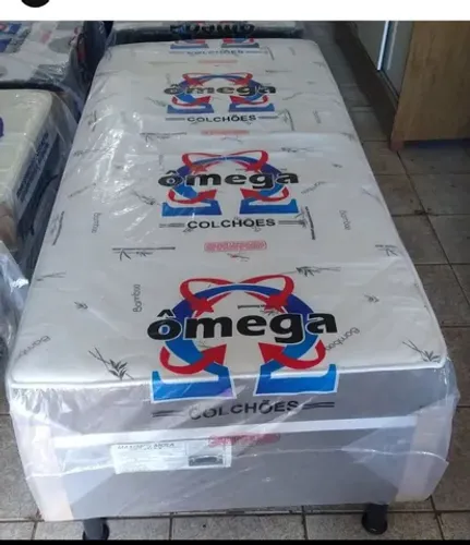 CAMA BOX SOLTEIRO NOVA MOLAS ENSACADAS 