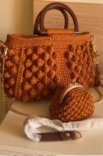 Bolsas de Luxo em Crochê Moderno
