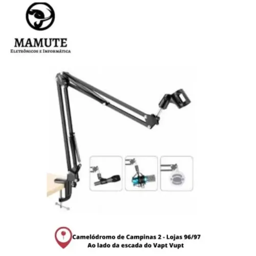 Suporte Articulado Para Microfone Knup Kp-m0017