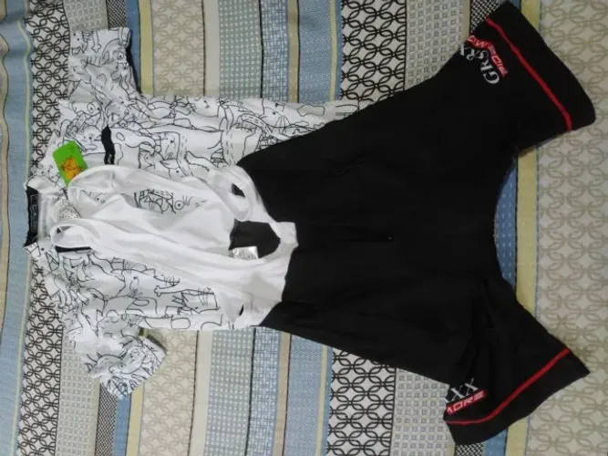 conjunto de roupa de ciclista