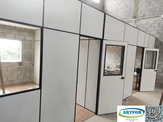 Portas e Divisórias Eucatex, Divisórias para Escritório Com Portas e Vidros.
