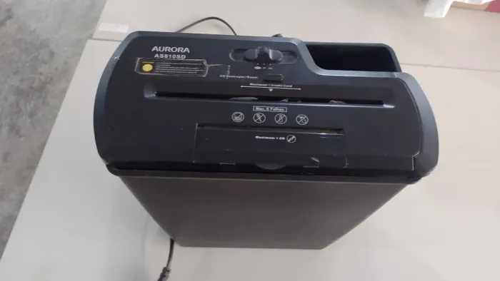 Fragmentadora de Papel AS810SD Aurora 220V
