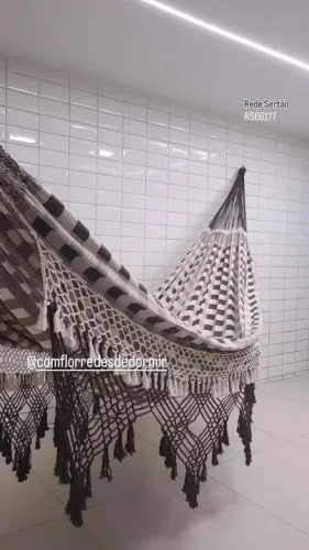 Rede de Dormir Sertão Grande Super Resistente -Entrega Grátis
