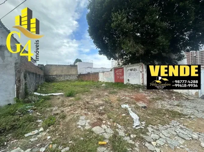 Terreno no Centro de João Pessoa com 260m2 e com ótima localização.