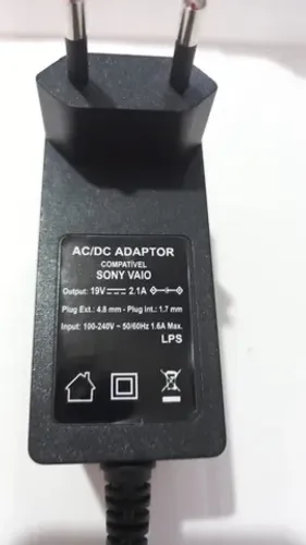 Carregador Para Notebook Vaio Vjf155f11x 19v 2,1a Bivolt
