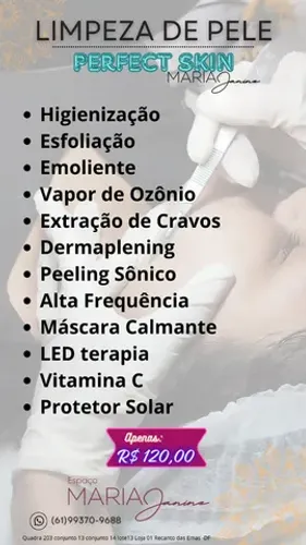Limpeza de pele profunda