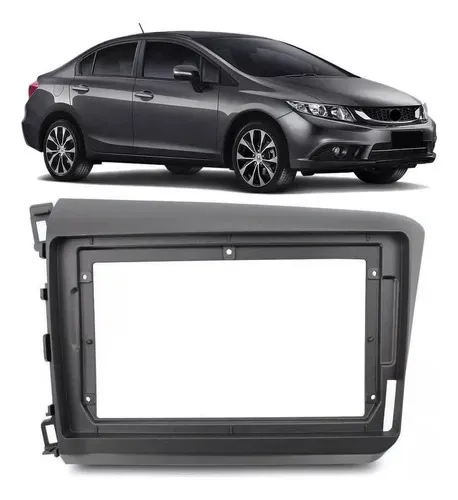 Moldura Multimidia 2din 9 Polegadas Honda Civic 2012 A 2016