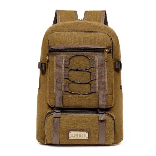 Mochila Bolsa Lona 35L Masculina Unissex