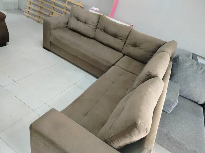 Sofá aveludado