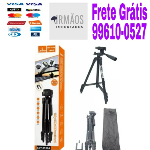 Tripé para Celular e Câmera 120cm