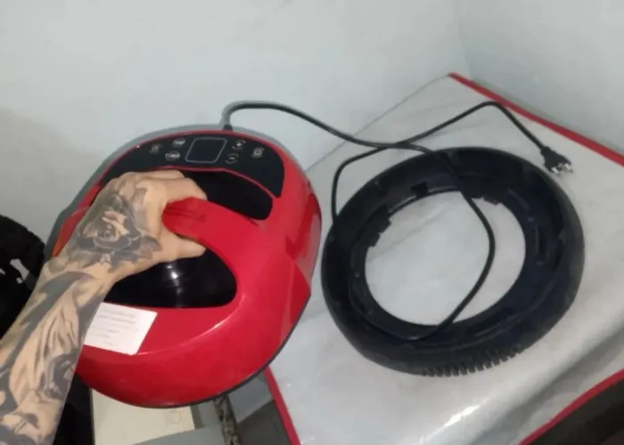 Prensa térmica máquina de estampar portátil bi volt 110/220