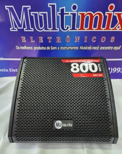 CAIXA DE RETORNO MJ AUDIO SM12A 10x R$ 319,90