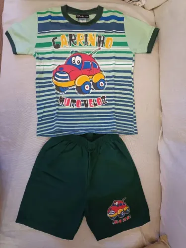 Conjunto Infantil Carrinho Veloz - Tamanho 3 