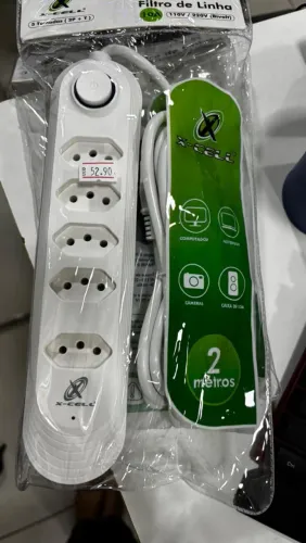 Filtro de Linha X-Cell 2 Metros 5 Tomadas