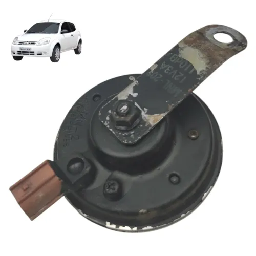 Buzina Redonda Honda Fit 2003 2004 2005 2006 2007