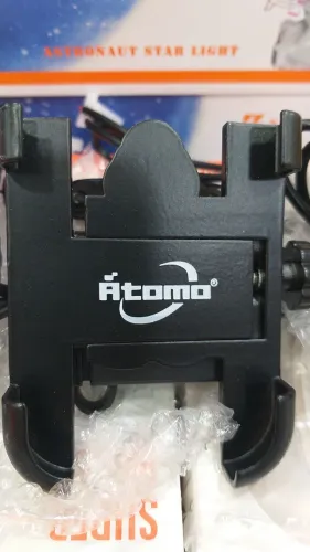 Suporte com carregador para Celular Atomo