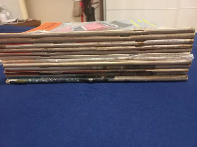12 exemplares Revista 4 Rodas do ano de 1962. Editora Abril.
