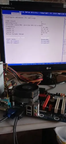 Kit Placa Mãe Intel i3-4130 4gb ram 