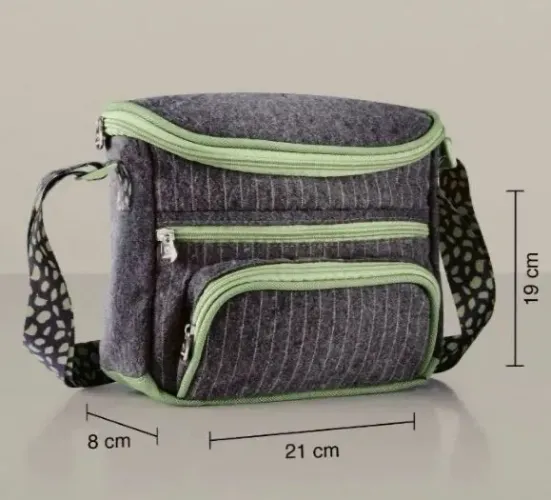 Mini bolsa Linha Mamãe e Bebê com design moderno