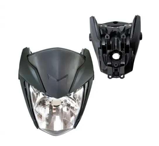 PLASMOTO - KIT FRENTE TITAN 160 (2024) - (CINZA CYNOS FOSCO METALICO)