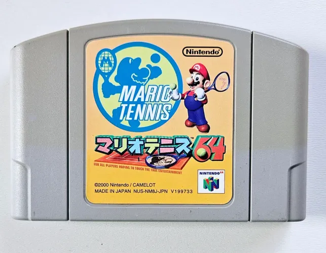 Cartucho Jogo Mario Tennis 64 - Nintendo 64 original japonês N64