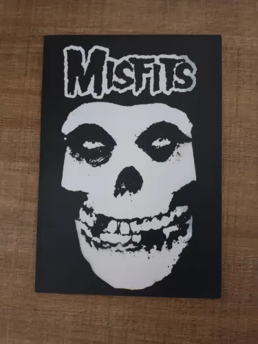 Quadro Decorativo Misfits Skull - Punk Rock